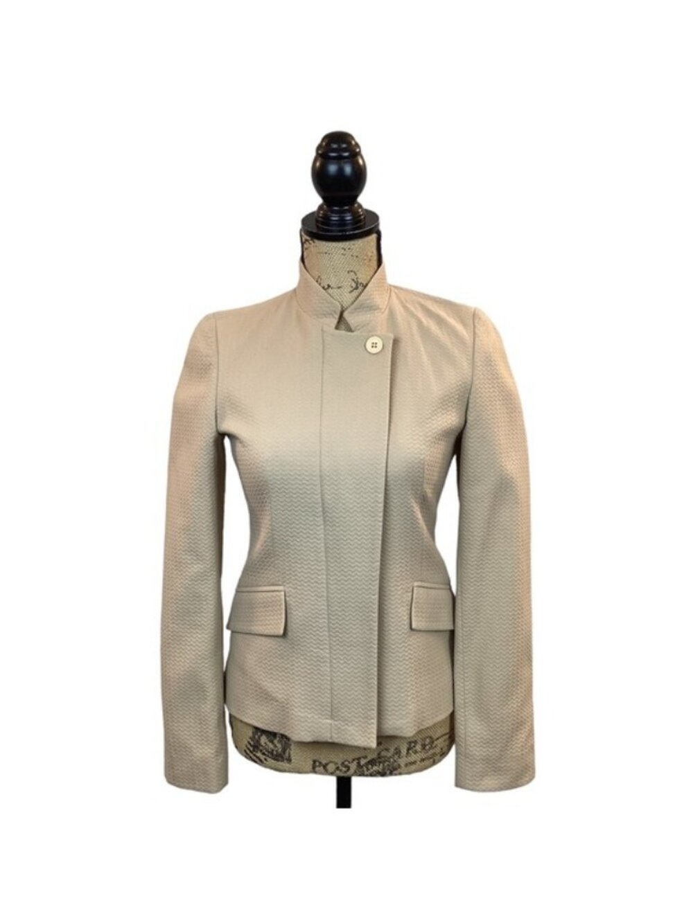 REISS London Women’s Cotton Business Suit - Blazer Size 8, Skirt Size 10
